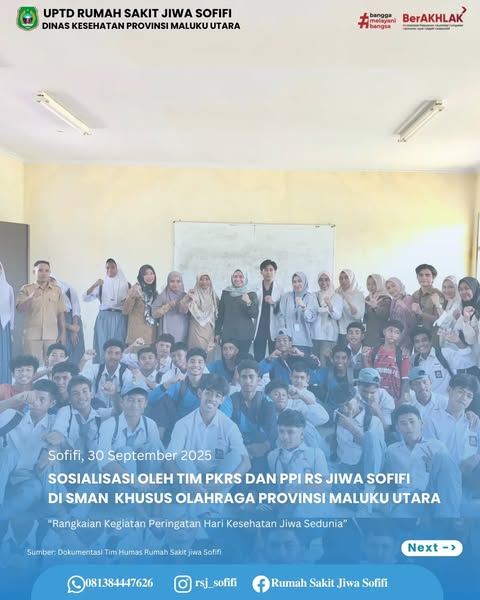 Kegiatan Sosialisasi tentang Pencegahan Bullyng dan Depresi pada Remaja