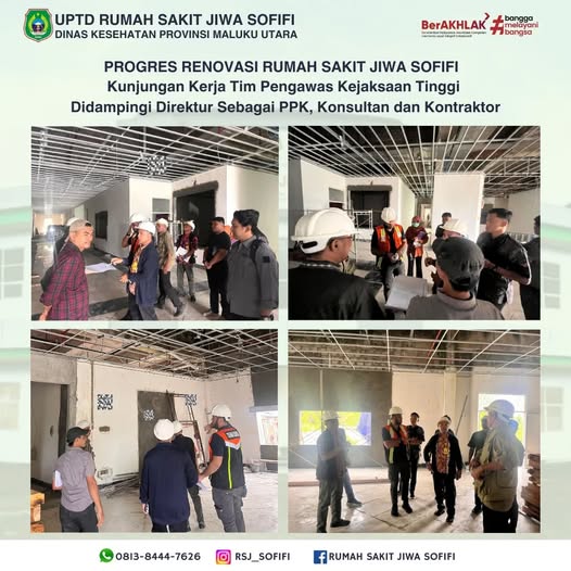 RS Jiwa Sofifi menerima Kuker dari Tim Pengawas Kejaksaan Tinggi Malut