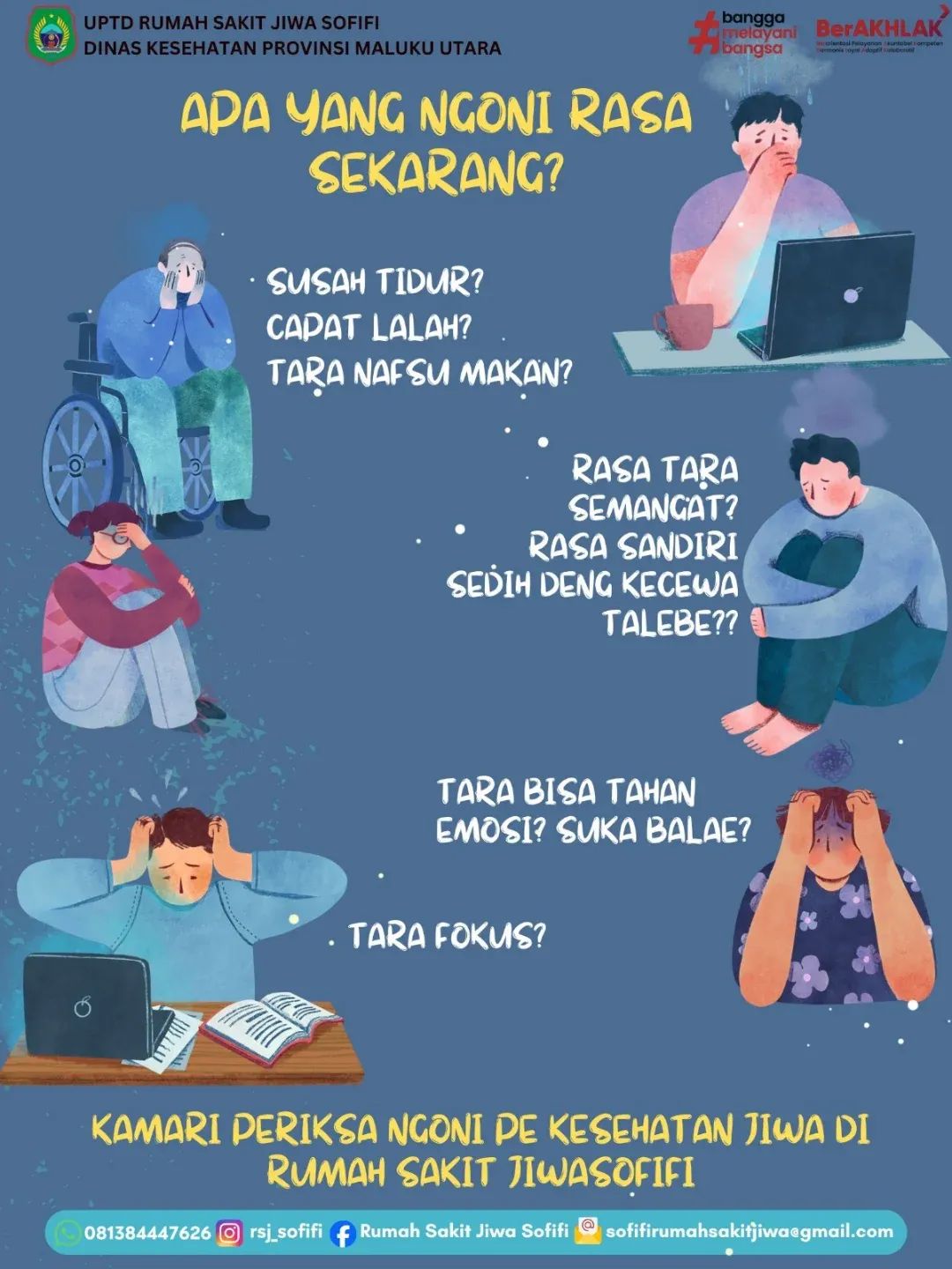 Mari baperiksa di RS Jiwa Sofifi