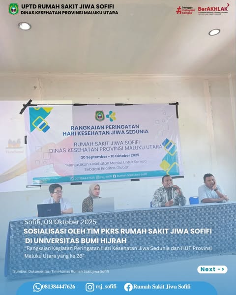 Kegiatan penyuluhan di Universitas Bumi Hijrah Maluku Utara