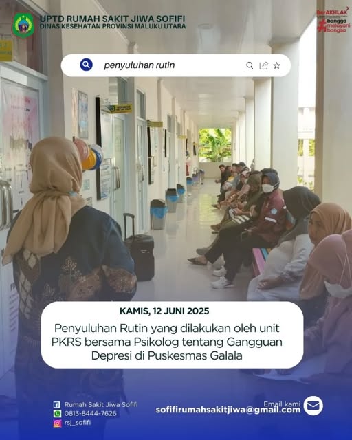 Penyuluhan tentang Gangguan Depresi